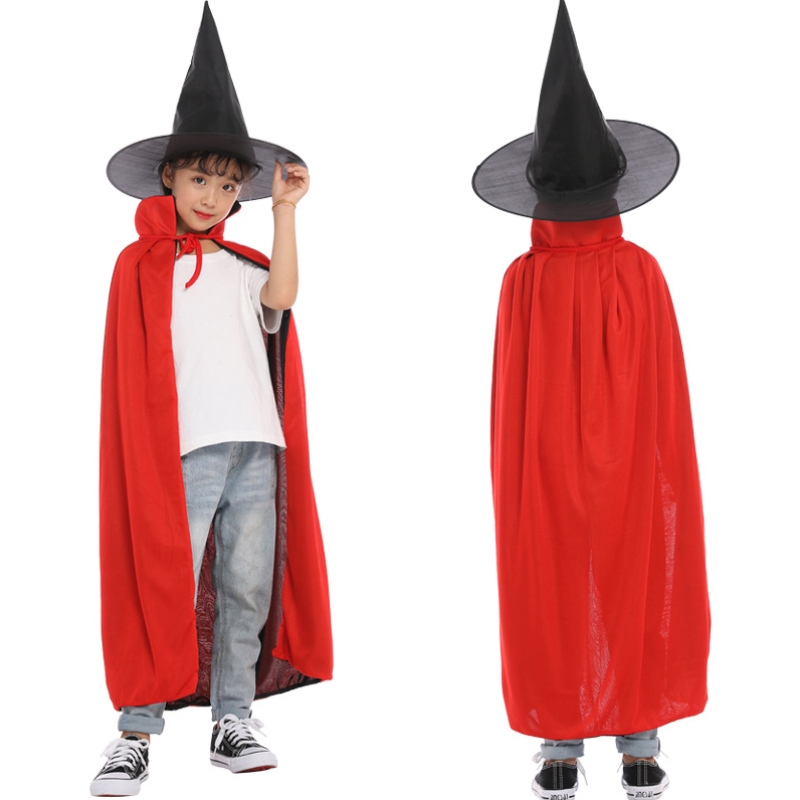 2022 Hot Selling Wholesale Halloween kerstheld Cape Children Halloween Set van Superhero Silk Cape