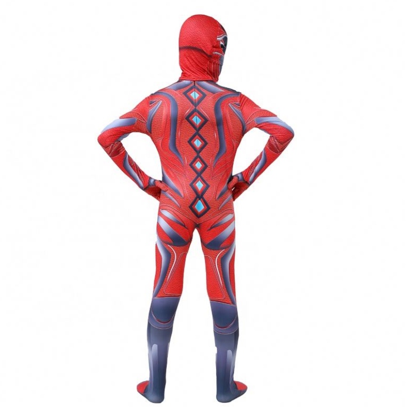 Meerdere kleuren Five Beast Jumpsuit Halloween Carnival Party Cosplay Power Ranger kostuum voor kinderen jongens