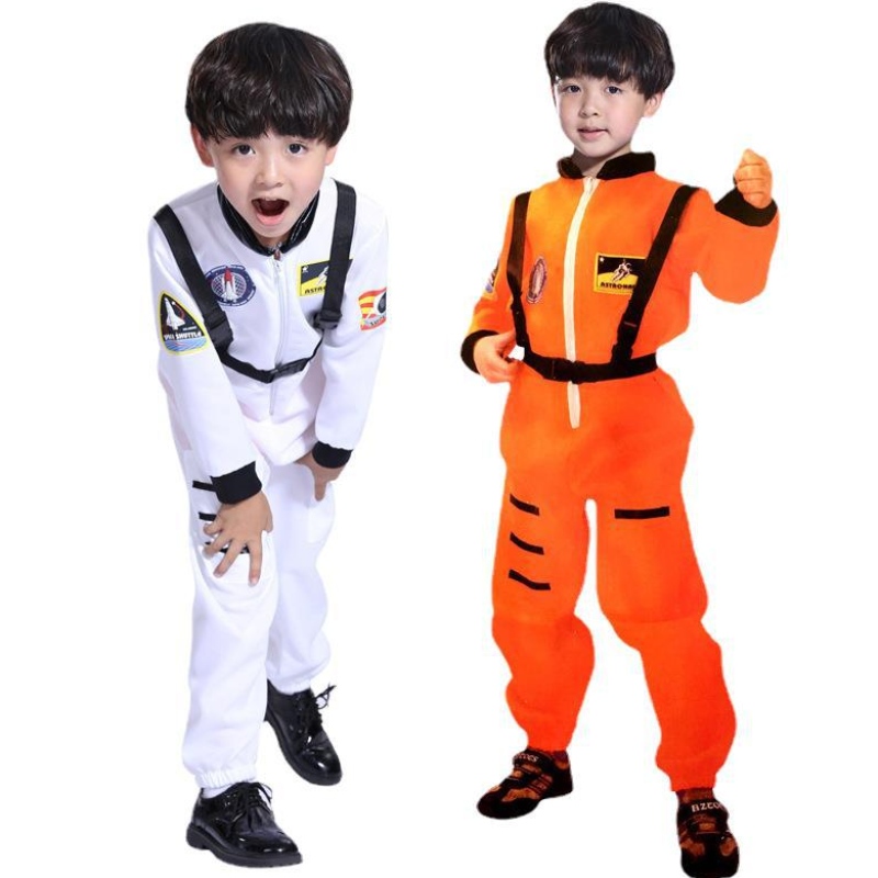 Halloween kostuum kinderen volwassen mannen en vrouwen cosplay show ruimtevaartpak astronauten kostuum pilootkostuum