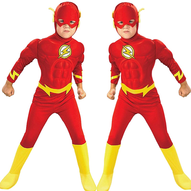 Cosplay performance kostuum Halloween het flash bodysuit spierkostuum