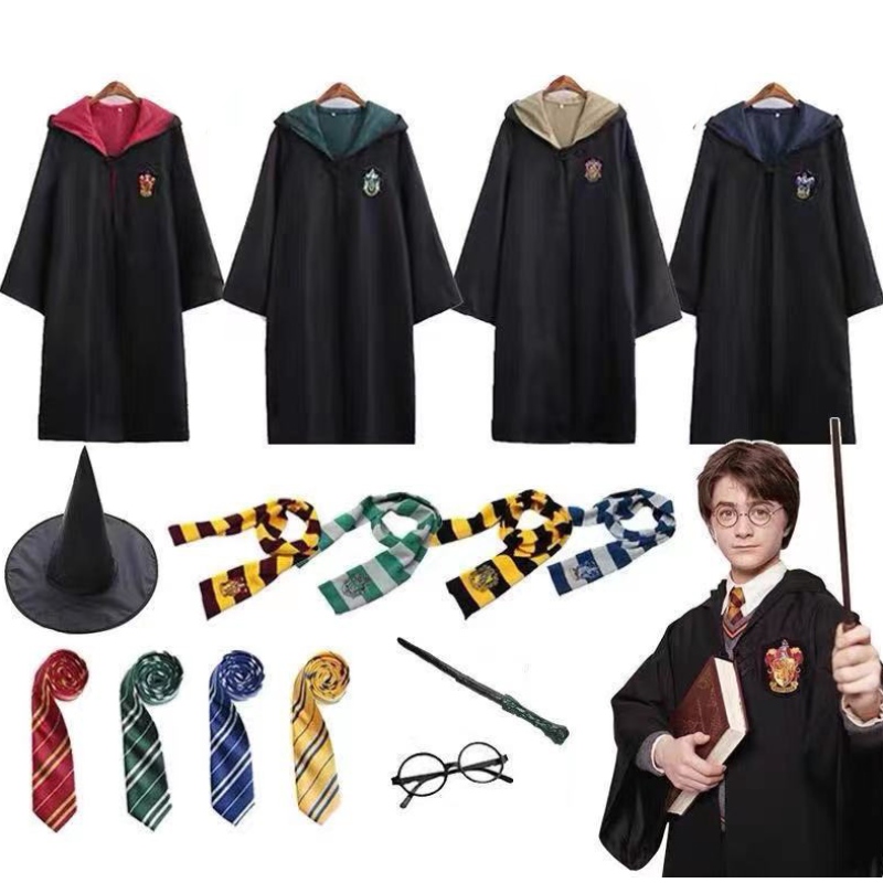 Magic Robe Cape Cosplay Kleding Accessoires Kids Wizard Cosplay TV&movie Cosplay Harrypotterr Costume