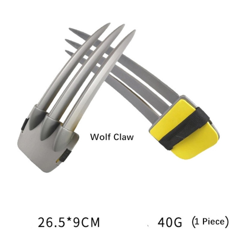 Wolverine Plastic Claw Facepiece mantel wapen Halloween Cosplay Party Toys