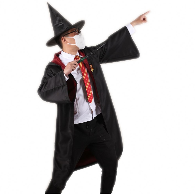 Nieuwe aankomst Harry Cosplay kostuum kinderen en volwassen pottenbakkel voor Halloween -feestkostuums