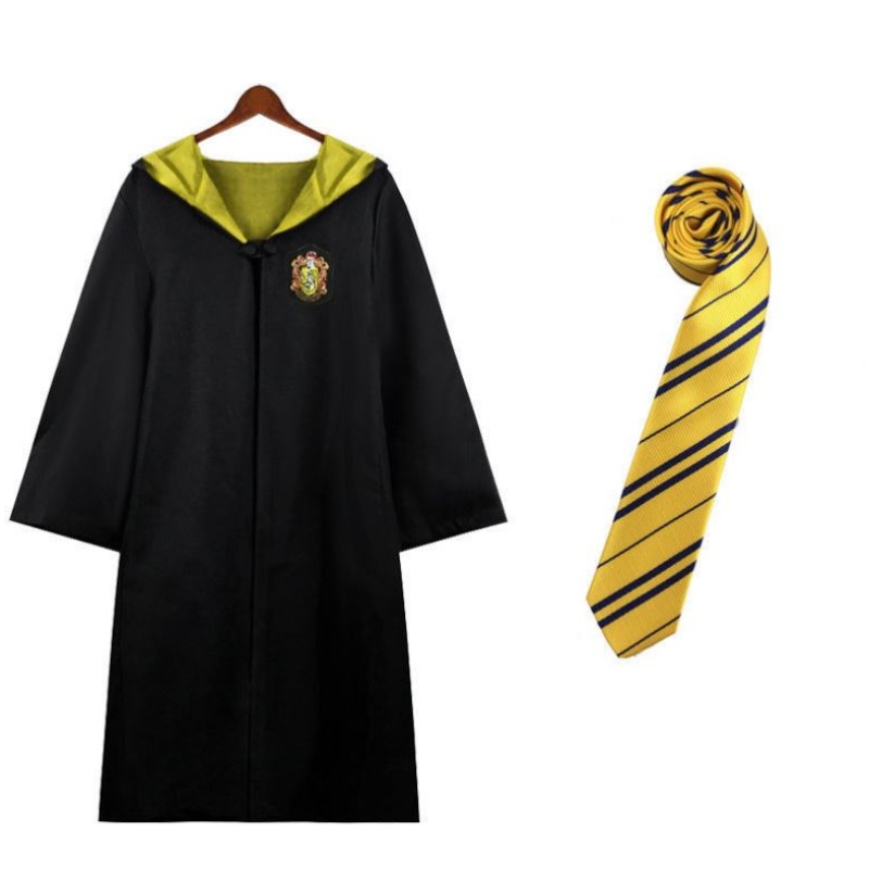 Nieuwe aankomst Harry Cosplay kostuum kinderen en volwassen pottenbakkel voor Halloween -feestkostuums