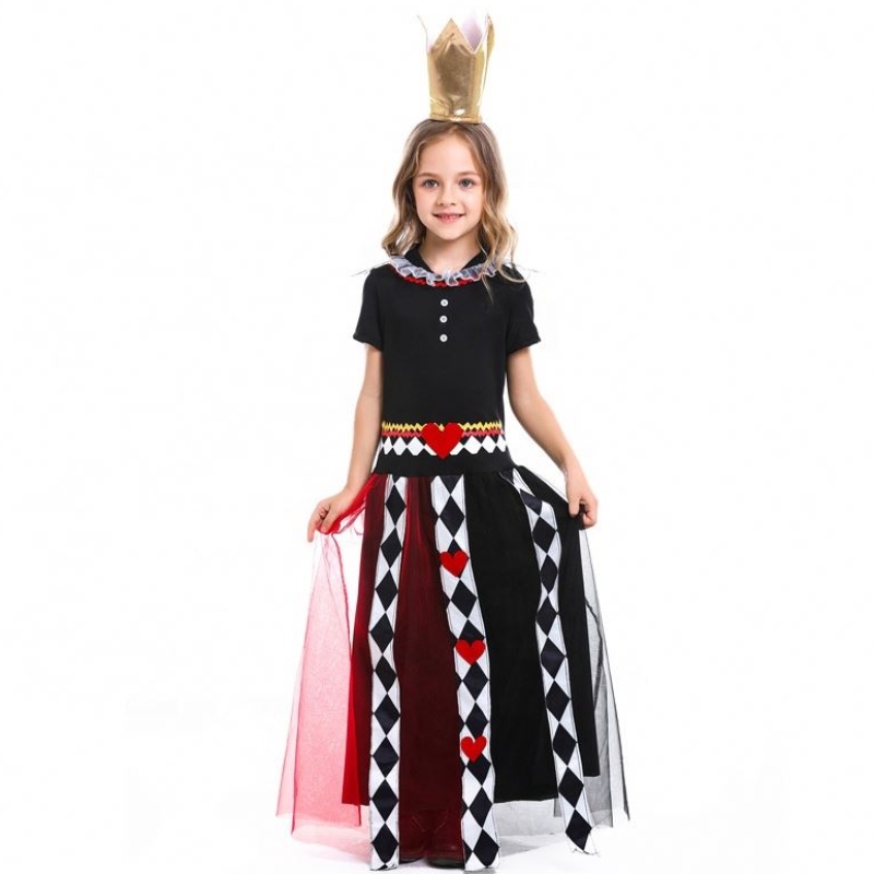 Hot Halloween Children 's Movie Costumes Girls Alice \\'s Adventures in Wonderland The Red Queen Costume