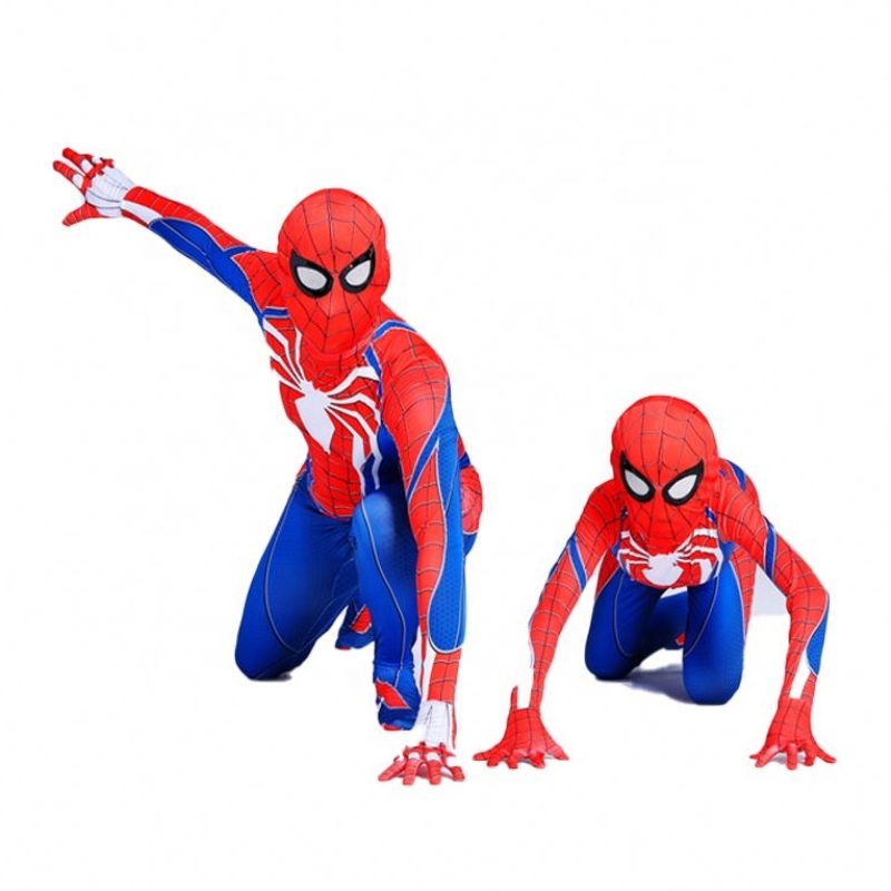 Beste prijs zwart&red jumpsuit Kids&adults TV&movie superheld Halloween Cosplay Factory Supply Amazing Spiderman Costumes