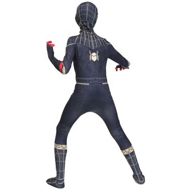 Fancy Jumpsuit volwassen en kinderen Halloween Cosplay Bodysuit Red Black Spandex 3D Gedrukte kleding Spider Man Spiderman kostuum