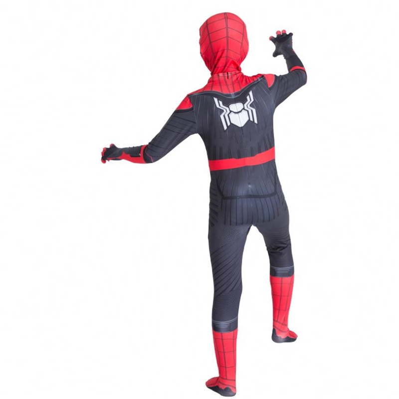 2022 Amazon Hot Sale groothandel klassieke stijl beste prijs cartoon rode zwarte kleding figura de accion anime kinderen spiderman kostuum