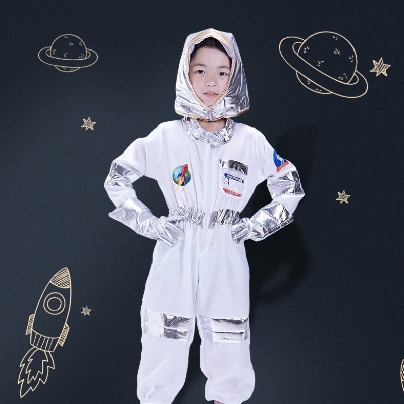 Boy Girl Halloween kostuum jumpsuit cosplay astronaut kostuum voor kinderen HCBC-025