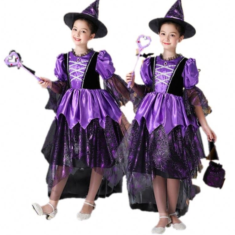 Groothandel Halloween Kids kostuums voor meisjes verjaardagsfeestje cosplay Halloween kostuums voor kinderen meisjes Halloween -jurk meisjes