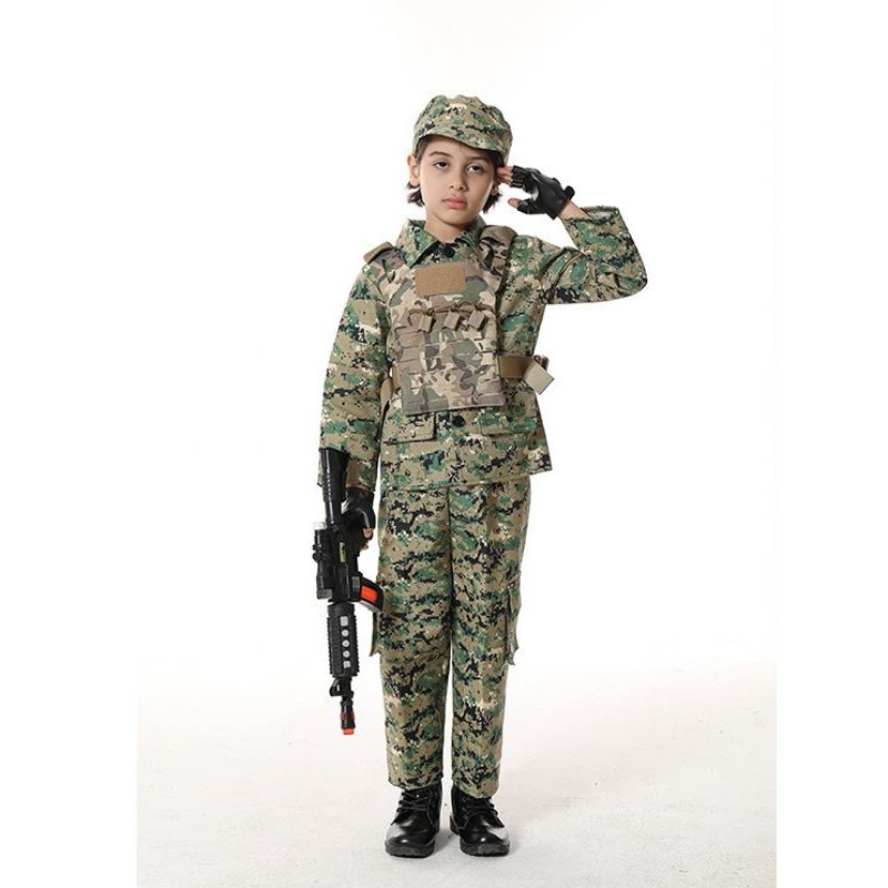 Halloween Carnival Costuums Children's \\ 's anti-terroristische speciale uniformen cosplay verschillende professionele uniformen