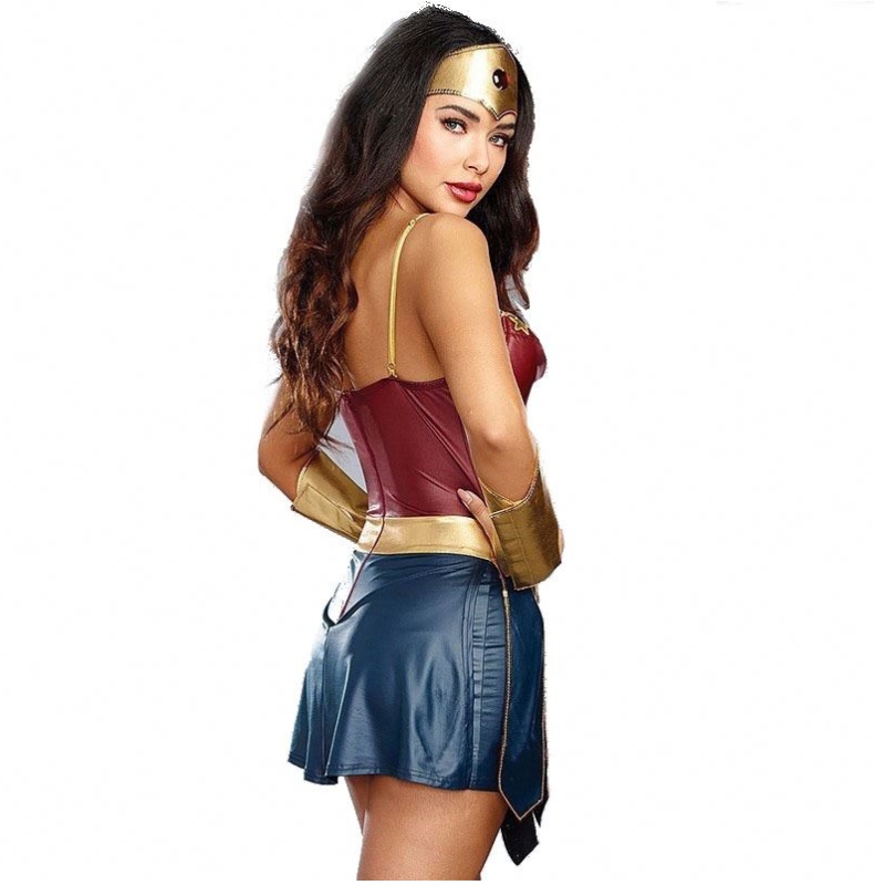 2021 Party Sexy Wonder Woman Halloween -kostuum voor volwassene