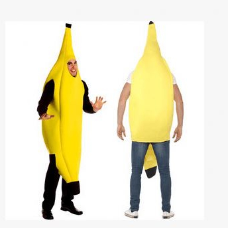 Goedkope groothandel cosplay carnaval bananenkostuum