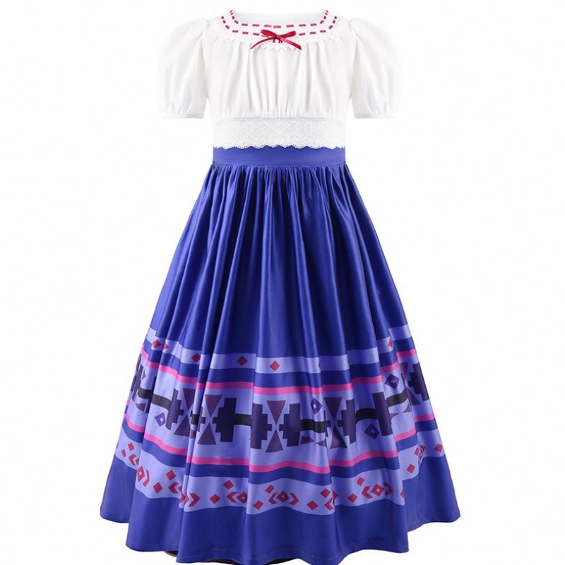 Baige kinderen chique meisjes luisa film kostuums prinses jurk Halloween cosplay carnaval kostuum kinderen encanto jurk