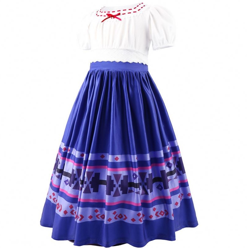Baige kinderen chique meisjes luisa film kostuums prinses jurk Halloween cosplay carnaval kostuum kinderen encanto jurk