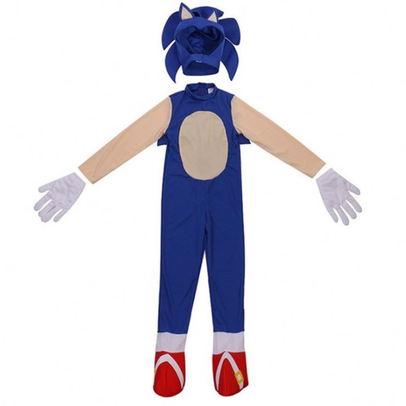 Onic Halloween Children \\ 's Costume Sonic The Hedgehog Cartoon Sonic Boy Cosplay Game Performance kostuum