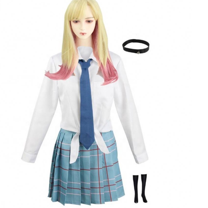 Ecowalson Marin Kitagawa Cosplay My Dress Up Darling Costume School JK Uniform Rok Outfits Halloween Carnival Suit