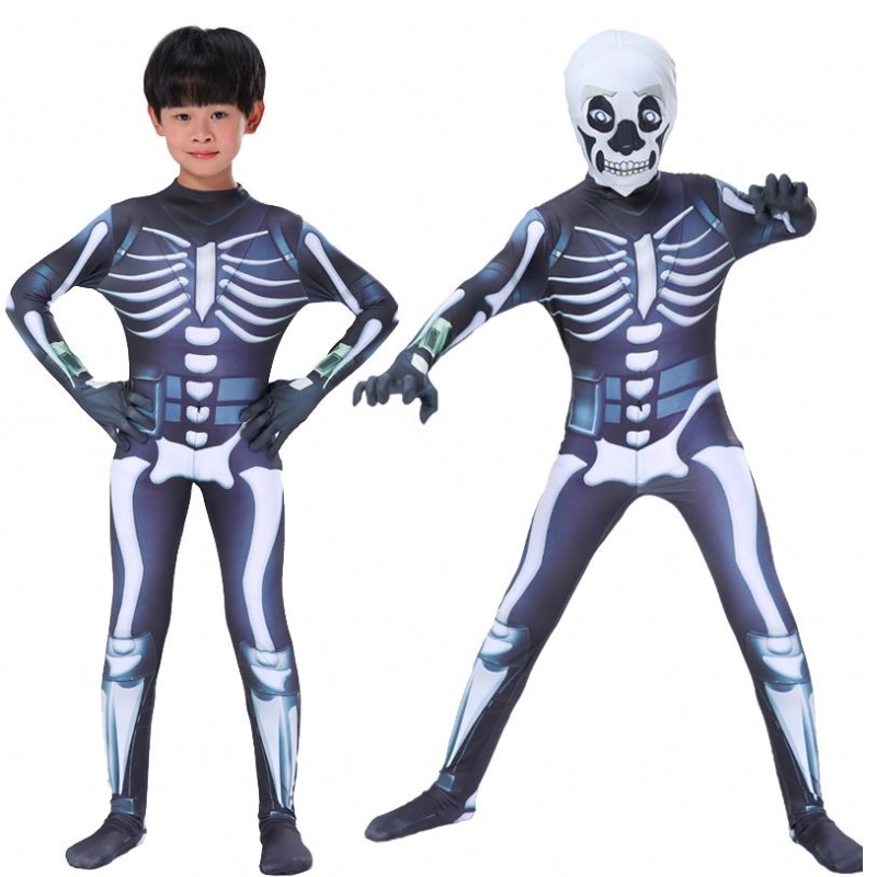 Fabrikanten Groothandel kinderen \\ 's Halloween kostuum skelet bodysuit cosplay kostuums feestcosplay