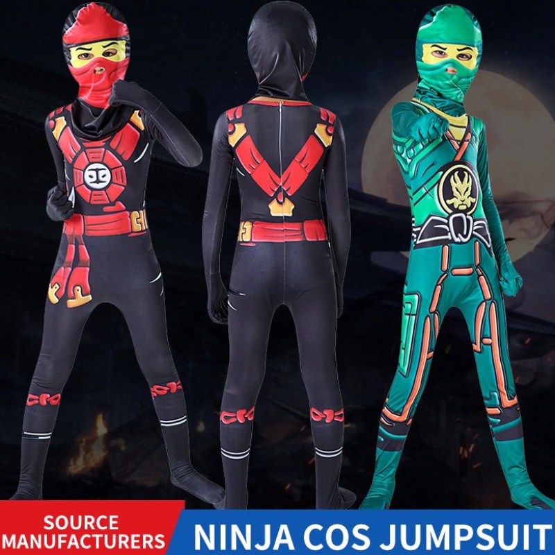 Halloween kostuumleveranciers groothandel Japanninja bodysuit cosplay kostuums