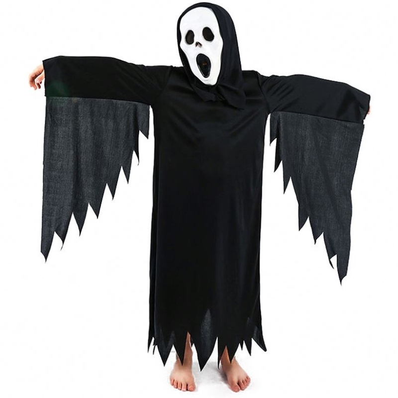 Halloween Scary Cosplay Pak Boys Creepy Phantom Dress Up Ghost Costume Halloween HCVM-003