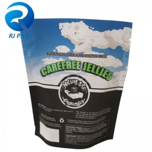 100% recyclebare stand -up zakje met kinderbestendige ritssluiting