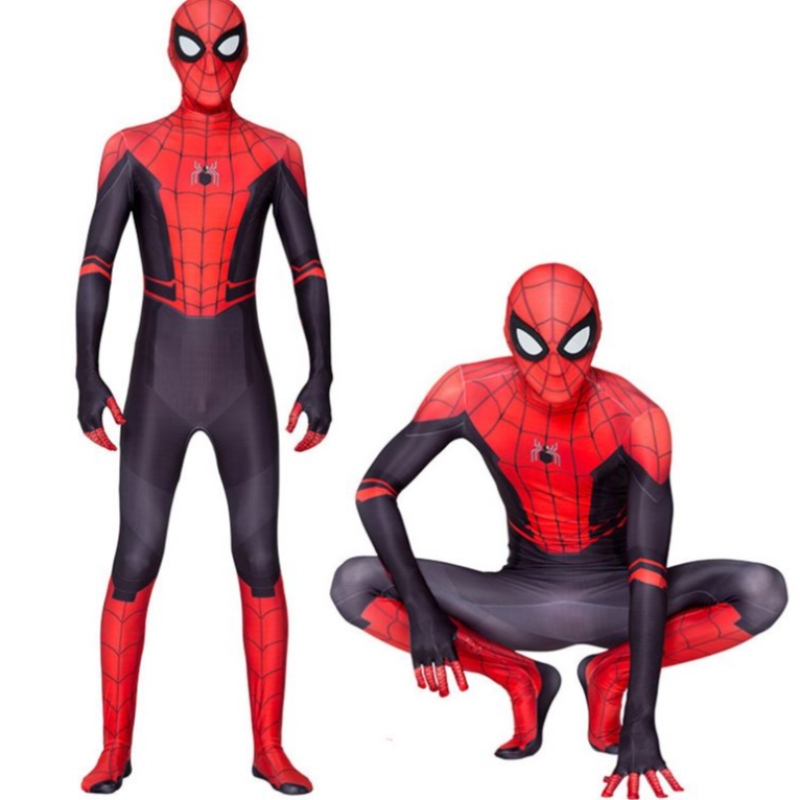 Movie Game Kostuum Ouderkinderen Parallel Universe Black Spider Jumpsuit Adult Anime Cosplay Spiderman Halloween-kostuum