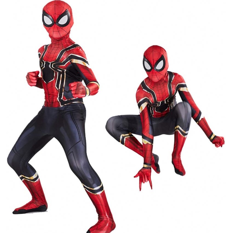 Kinderen Halloween -kostuum Compatibel Superhero Spiderman Kostuum Pakken Kinderfeest Cosplay Cosplay 3D -stijl Beste cadeaus