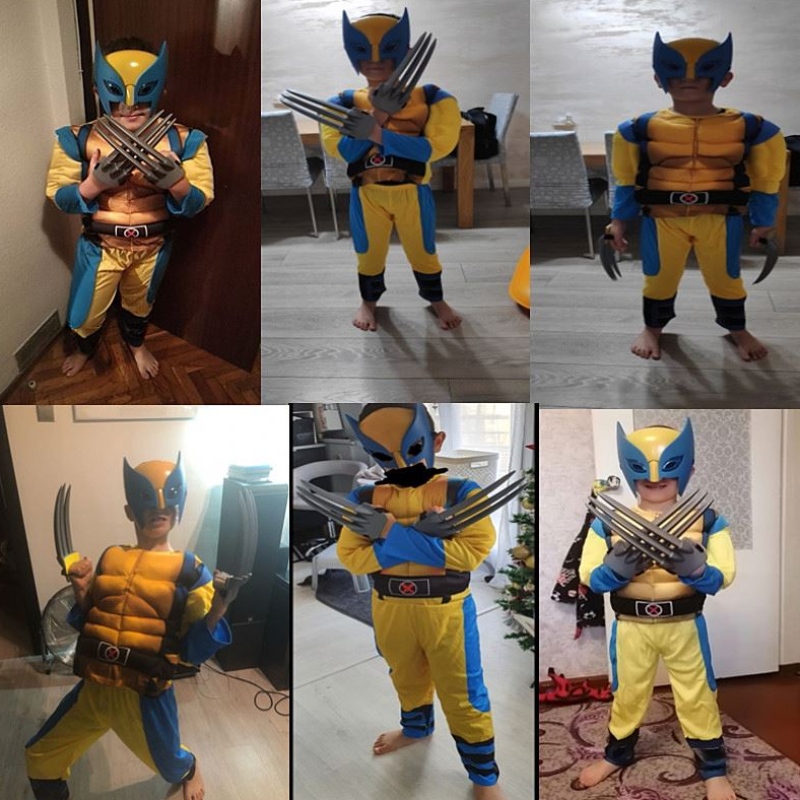 Kids Iron Wolf Kostuum Cosplay Boys Superhero Party Fantasy Child Birthday Halloween/Carnival Gift