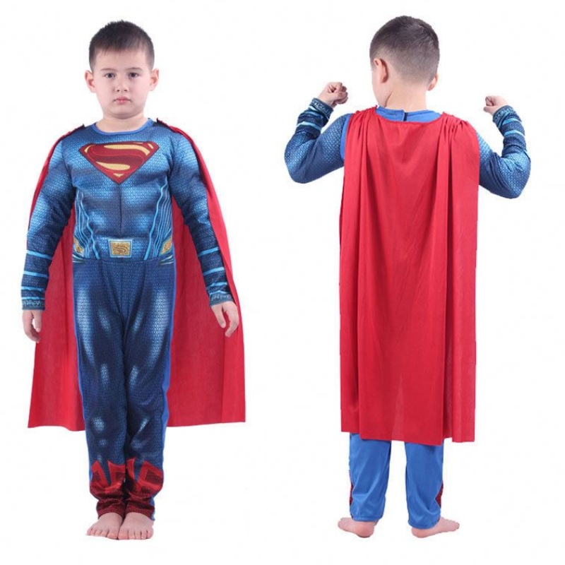 Halloween Cosplay Party Fancy Dress Kids Super Hero Superhero Spierkostuum Kinderen Super Man Kleding