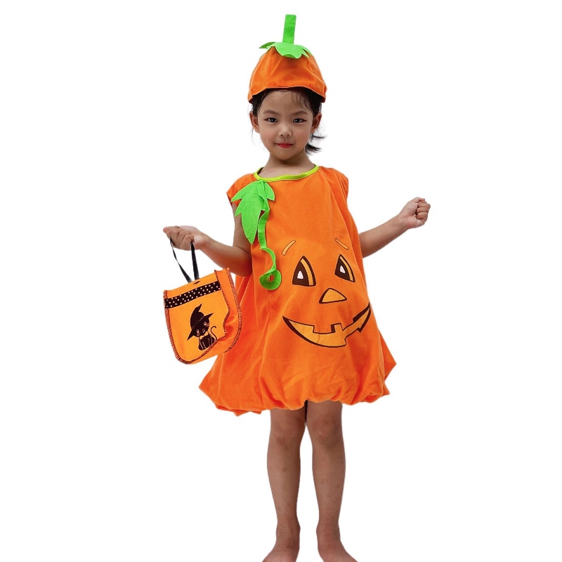 Children's Halloween Pumpkin Costume Kindergarten verkleed prestatiekleding