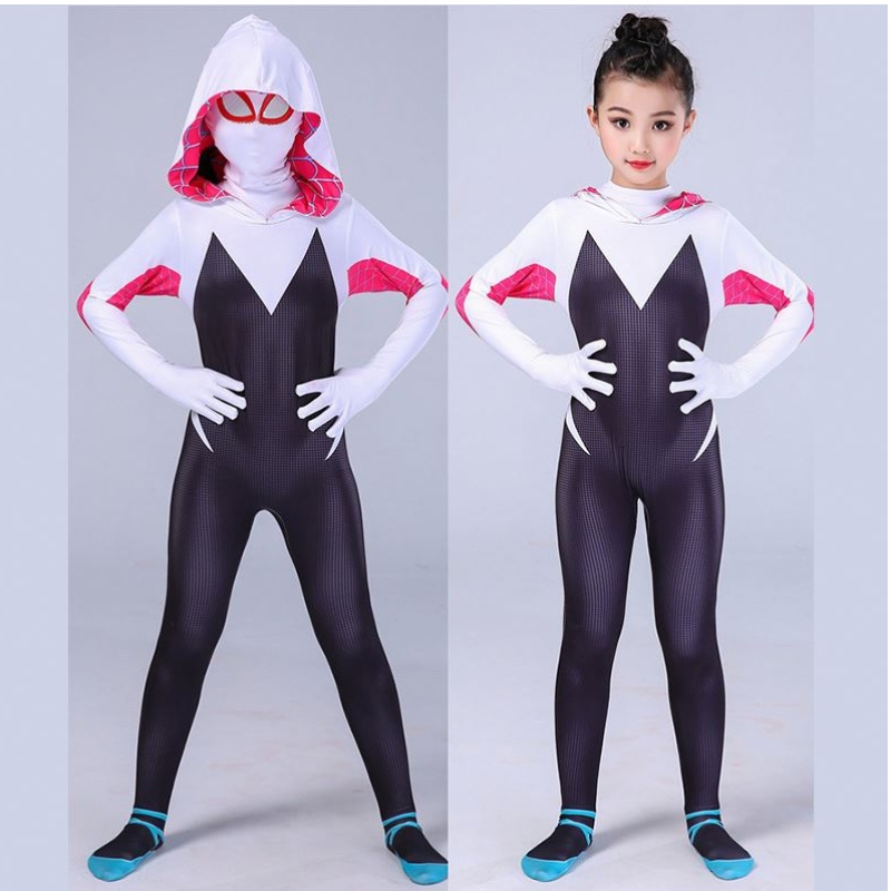 TV&Movie Kostuums Superhero Kostuum Spiderman Bodysuit voor kinderen Spider-Man Jumpsuit Halloween Cosplay Anime Clothing