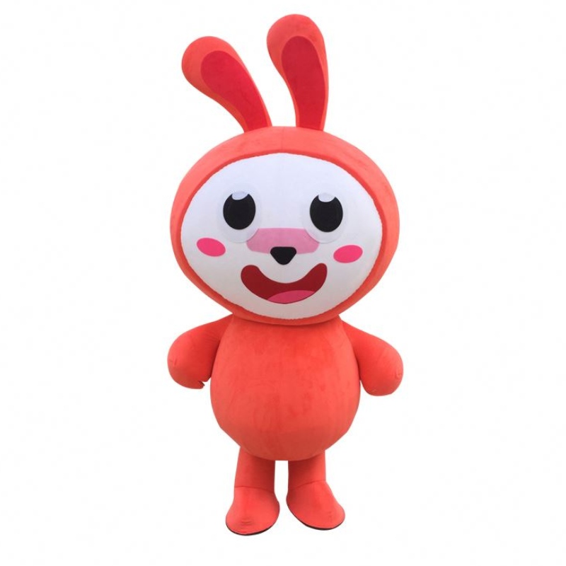 Hot Selling Party Bunny Mascot Costumes Aangepaste vakantiemascotte kostuum voor kinderen