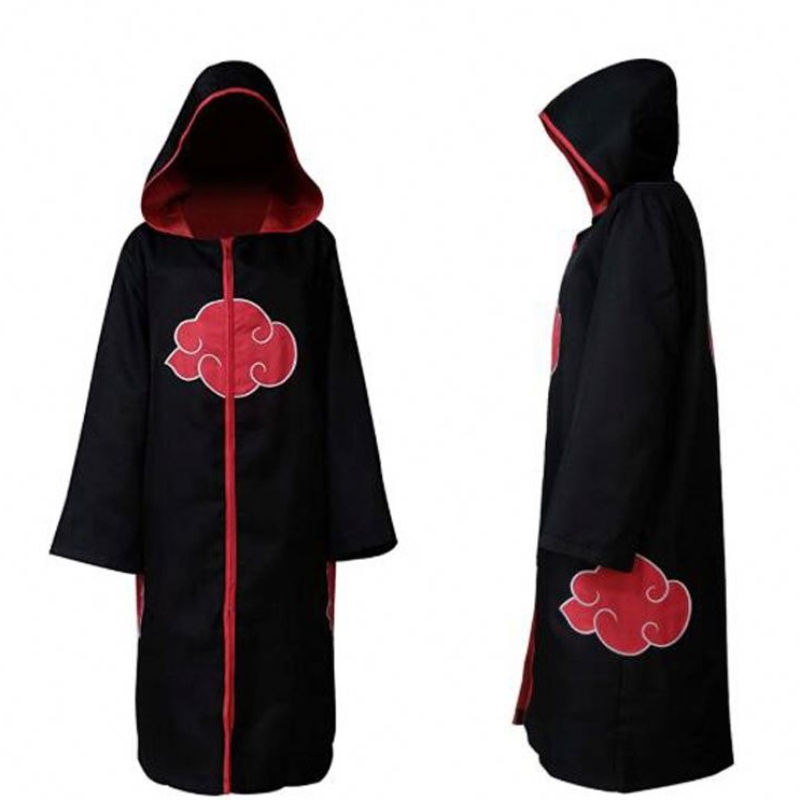 Cosplay set anime akatsukiuchiha itachi kostuum Halloween kerstfeest sasuke kleding mantel cape cape volwassen kinderen cosplay