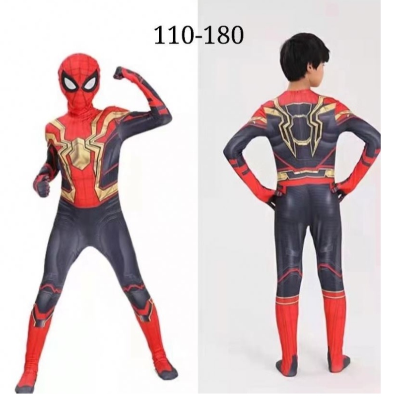 Superhero kostuum bodysuit voor kinderen Halloween cosplay jumpsuit 3D -stijl volwassen spiderman pak cosplay kostuums