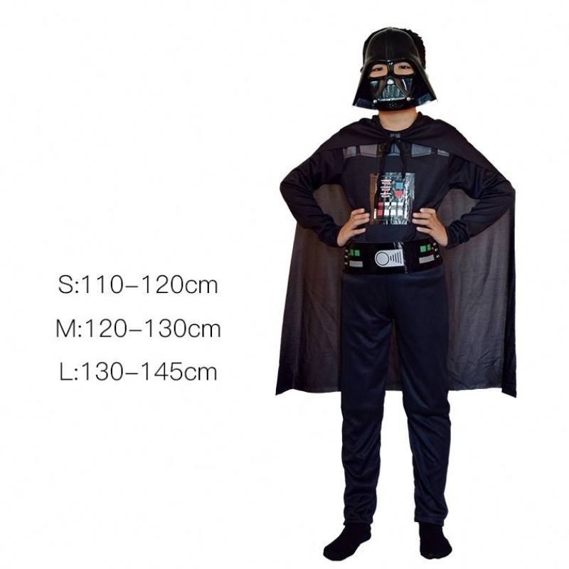 Trooper skywalker cosplay kostuum kinderen jongens Halloween carnaval feestkleding cape mask