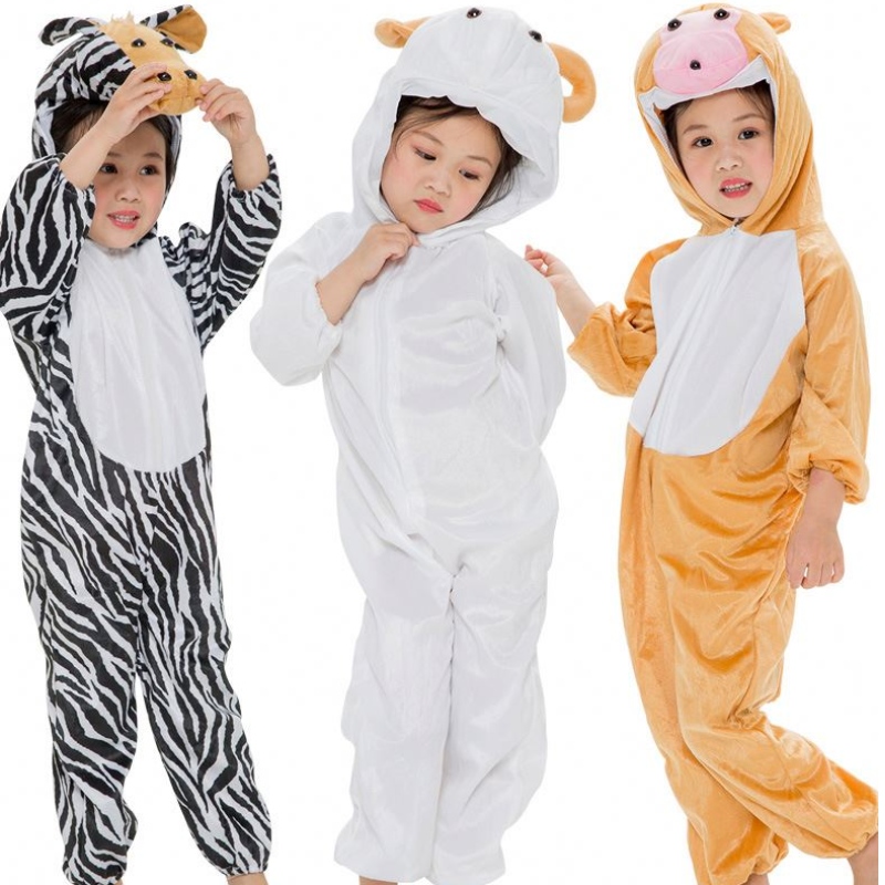 Kinderen voor kinderen Dierkostuums Kindergarten dinosaurus kleding Kostuum Piggy Frog Rabbit Tiger Rat Cow Performance kostuum