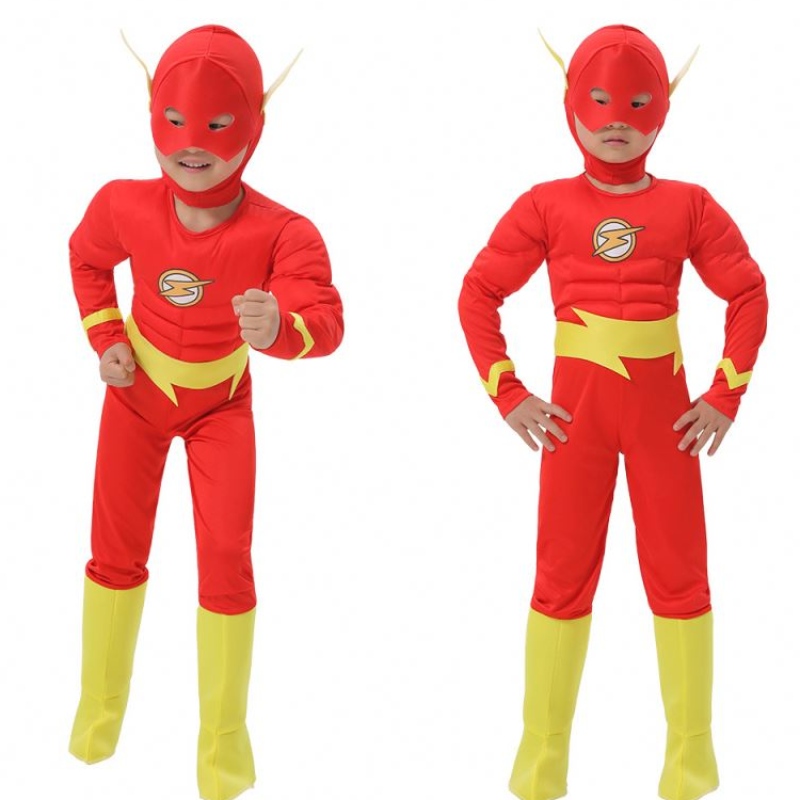 Halloween kostuum Fancy Kids Fantasy Comics Carnival Party Halloween Flashman Cosplay kostuums