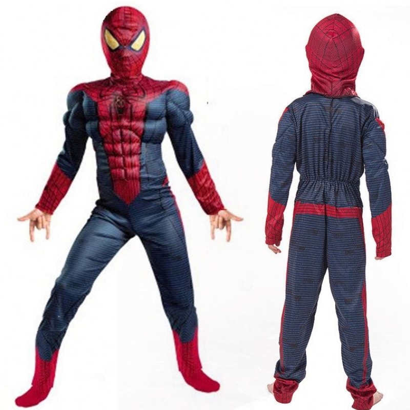 Kind jongen geweldige spidermovel personage klassieke spier marvel fantasy superh