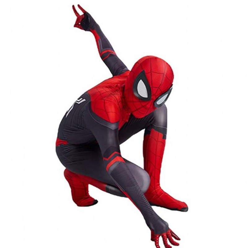 Spiderman kostuum bodysuit voor kinderen spandex zentai Halloween cosplay jumpsuit 3D -stijl