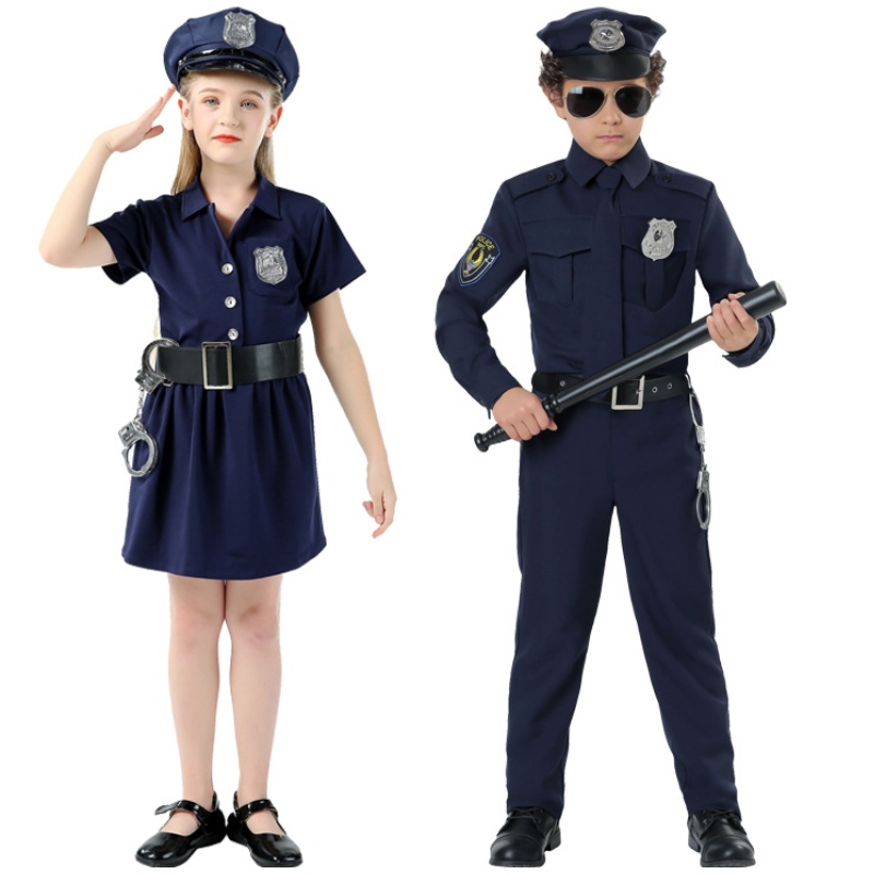 Kinderen Halloween man kostuums kinderfeest carnaval uniform 100-160 cm jongens leger mannen cosplay kleding sets