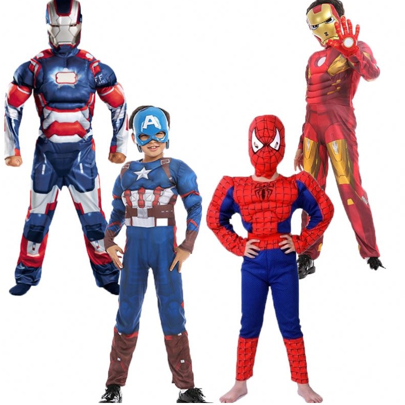 Iranman CaptainAmerica Spiderman Spierkinderen Halloween kostuum Superhero TV&movie cosplay kostuum