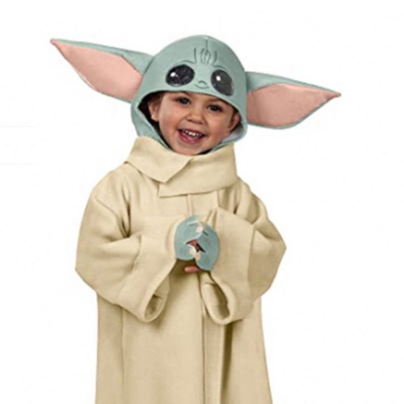 Baby yoda cosplay kostuum yoda oorlog anime kinderen coverall