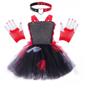 Peuter kinderen schattige tutu jurk kostuum Halloween zombie cosplay voor meisjes