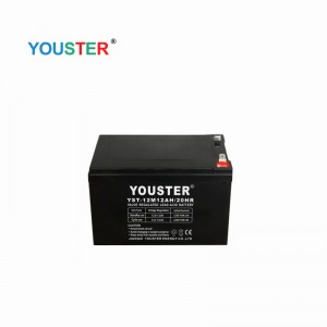 Multifunctionele oplaadbare diepe cyclus AGM Bike Battery 12V12Ah loodzuurbatterij