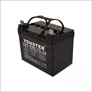 Factory Direct Sell AGM 12V33Ah Lange leven Diepe cyclus loodzuurbatterij van zonnestelsel