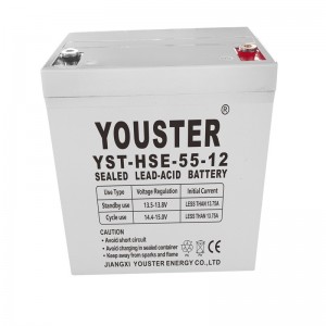 Loodzuurbatterijproductie Diepe cyclus AGM 12V55AH Batterijen 12V 55AH Opslagbatterij