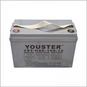 Hoge zuivere lood 99.9997% 12v serie lange levensduur loodzuur batterij 12v100ah zonne-batterij