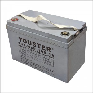 Hoge zuivere lood 99.9997% 12v serie lange levensduur loodzuur batterij 12v100ah zonne-batterij