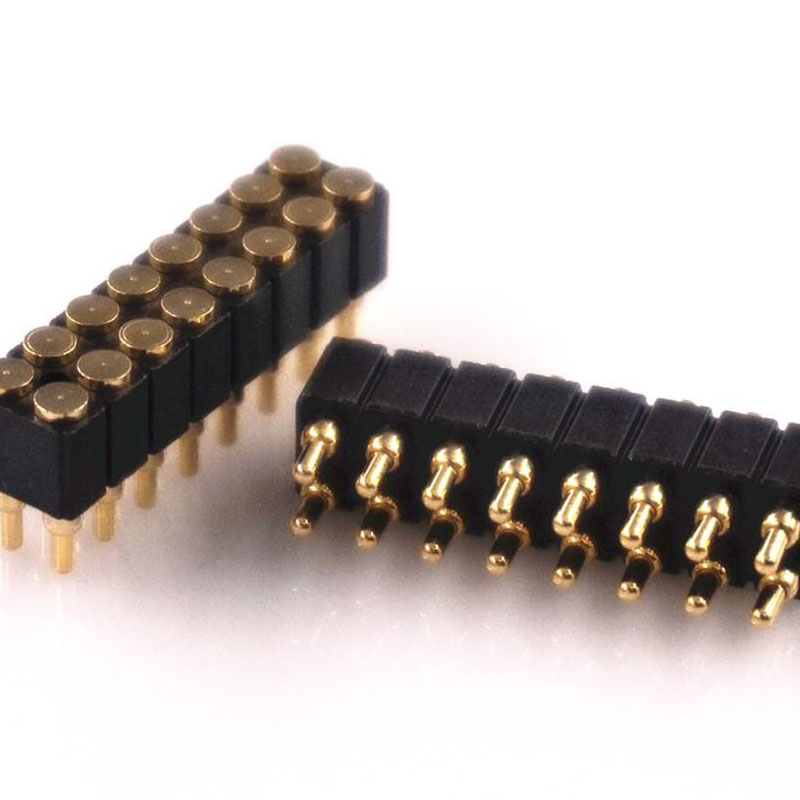 2,54 mm pitch SMT/smd pogo pin connector
