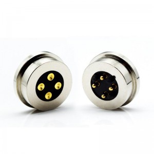 2pin/3pin/4pin/5pin/6pin Magnetische mannelijke vrouwelijke pogo pin connector voor LED
